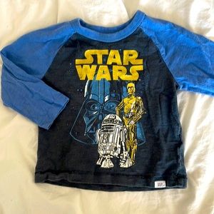 GAP 12-18month Star Wars shirt. 2021